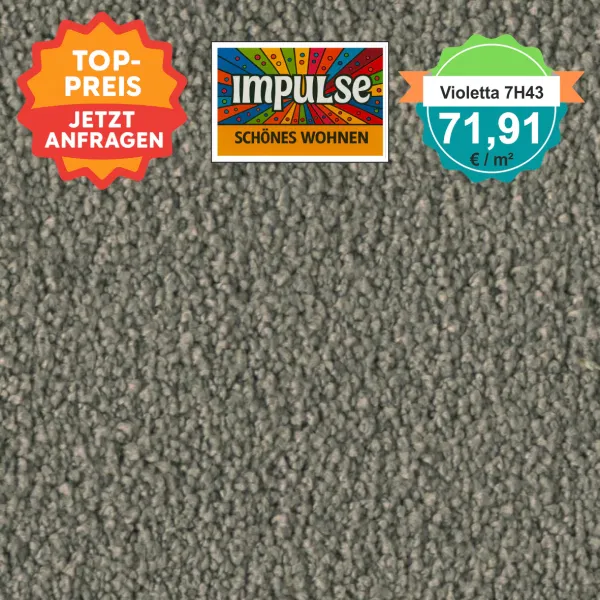 Vorwerk Violetta 7H43 – Teppichboden in Farbe 7H43, Velours-Oberfläche